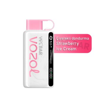 Vozol Star 12000 Strawberry Ice Cream Almaq VapeBar