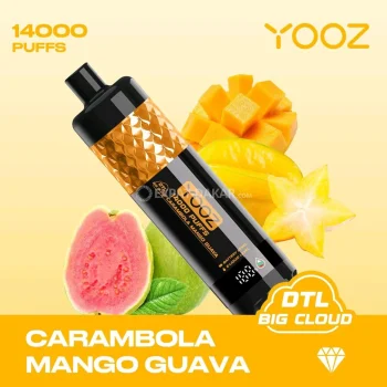 Yooz 14000 Hookah Carambola Mango Guava