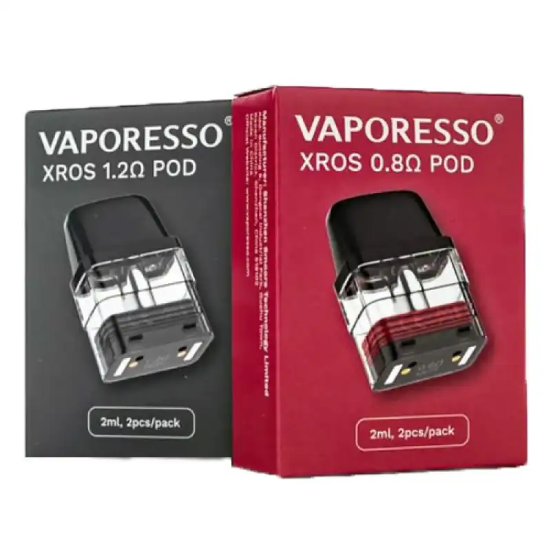 Vaporesso-XROS-Pod-2ml-2pcs-0.8-1.2-ohm-package Vaporesso Xros Cartridge