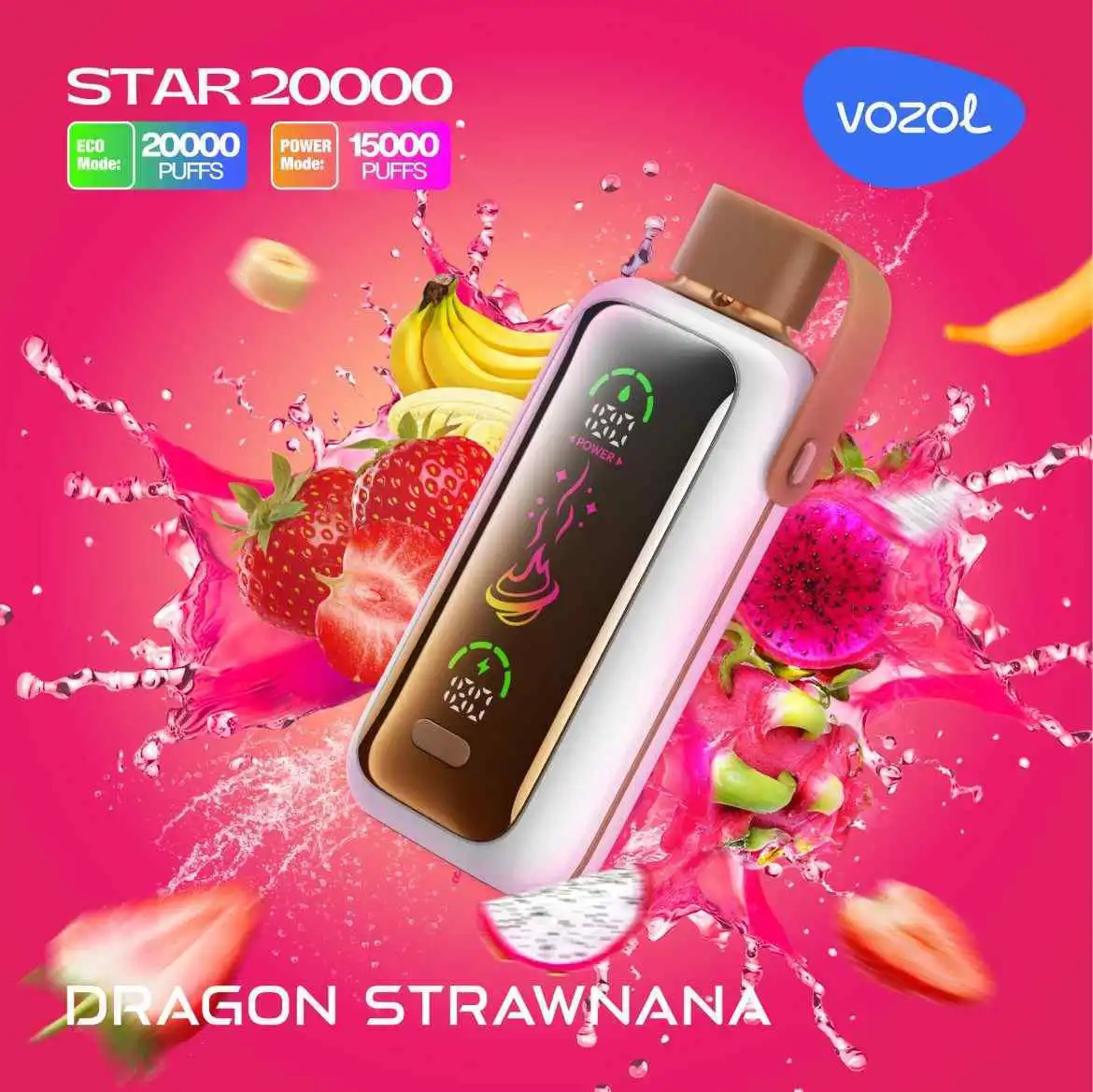 VOZOL-Star-20000-Puffs-Price-in-Dubai-DRAGON-STRAWNANA