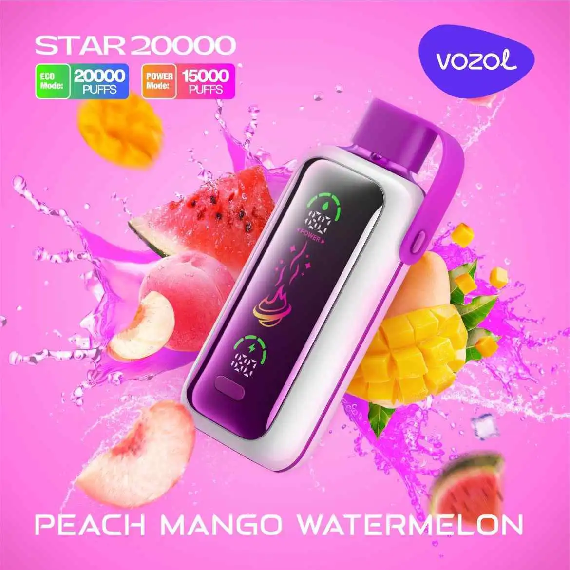 VOZOL-Star-20000-Puffs-Price-in-Dubai-PEACH-MANGO-WATERMELON