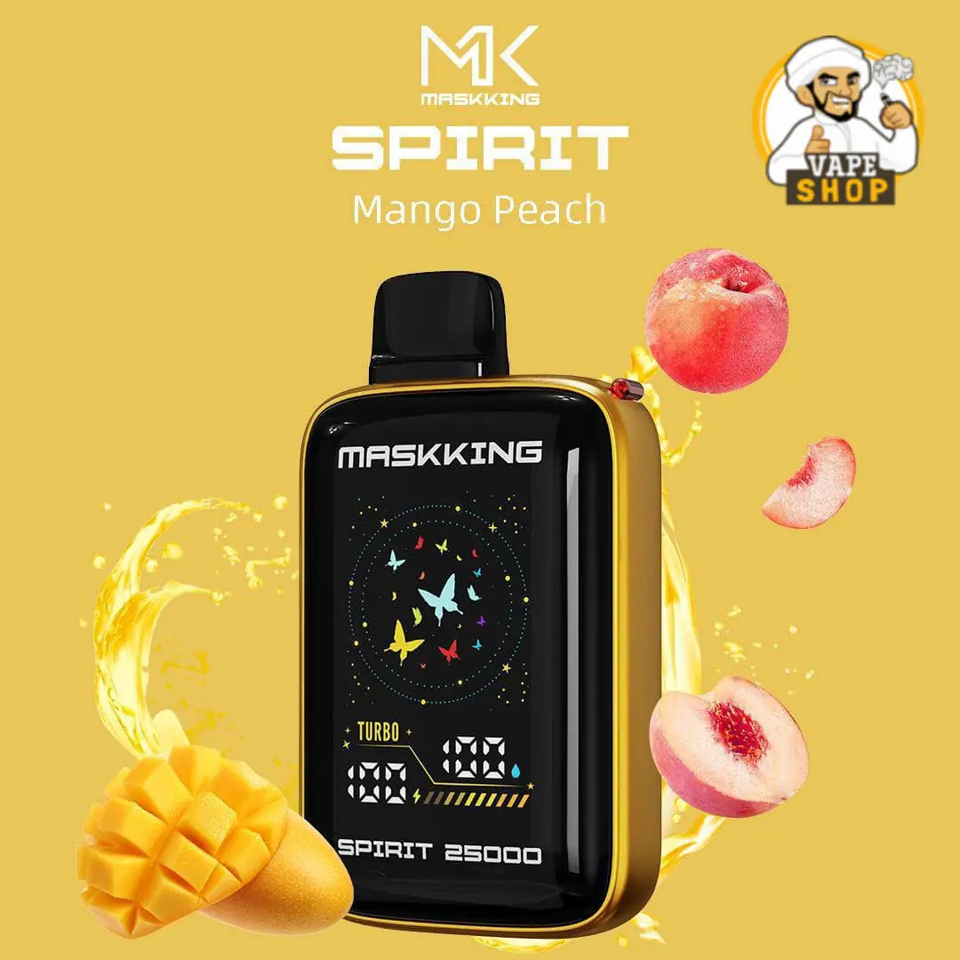 MASKKING-Spirit-25000-Puffs-Price-in-Dubai-MANGO-PEACH