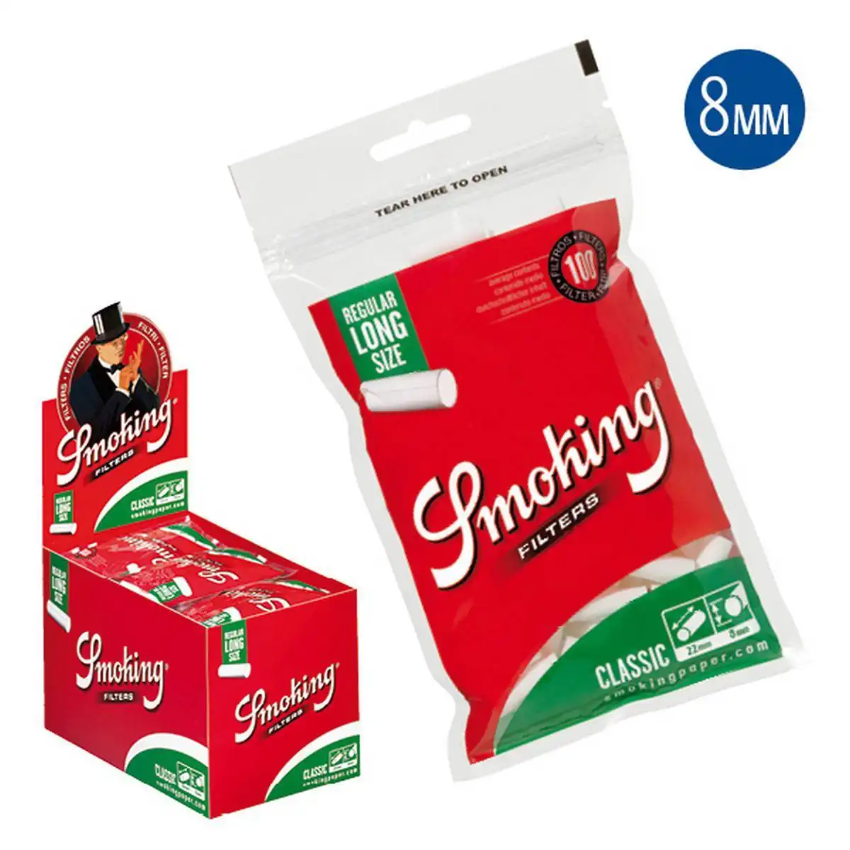 Smoking Regular Long Filter 100