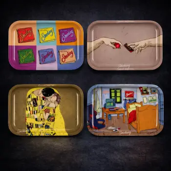 Smoking Metal Tray Artist Collection