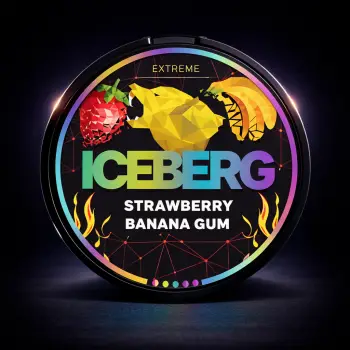 ICEBERG Snus Strawberry Banana Gum 130mg
